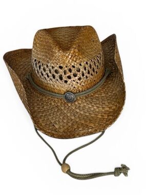 Conner John Stone Western Shapeable Raffia Hat